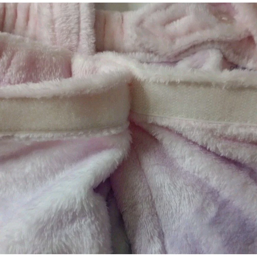 NWT More Than Magic Pastel Spa/Swim Wrap Robe w/Scrunchie - L/XL Girls Youth